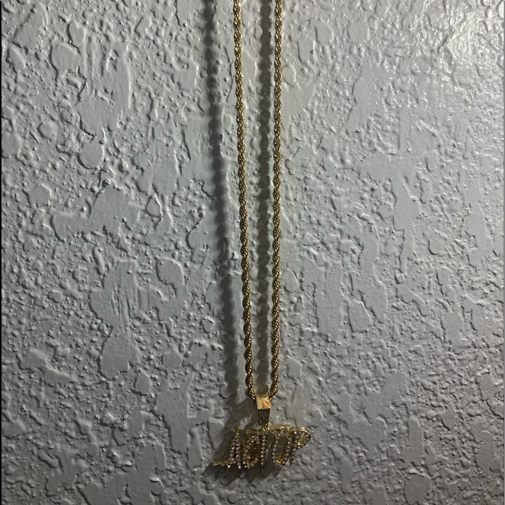 Gold Necklace "Act Up"